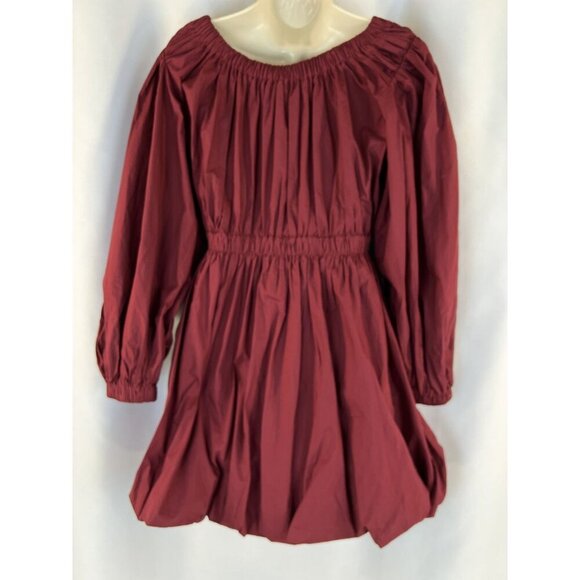NWT Ulla Johnson Martine Dress in Bordeaux Deep Red $395 - Picture 7 of 14
